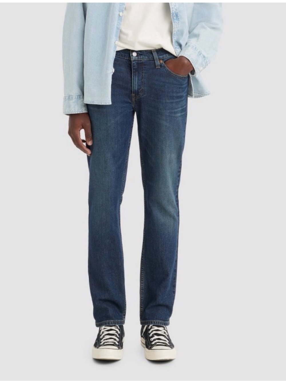 Levi's Straight-Leg Boys  Jeans in Dark Blue Denim